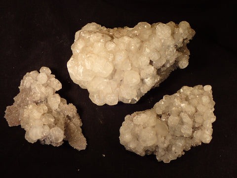 Calcite - Mass Of Grey Gemmy Crystals
