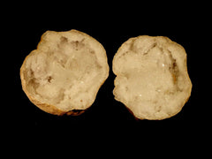 Geodes - White Crystal Inside, Pairs