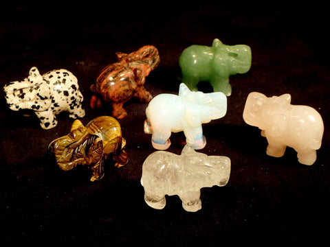 Animals - Elephants Gemstone Mix